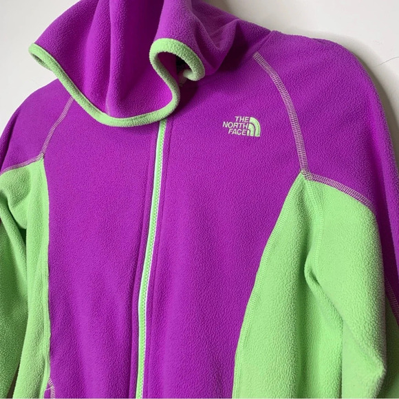 The North Face Kids Two Tone Fleece Zip Up Hoodie Size 14-16 L (Flaw) - Picture 2 of 12